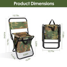 LakeForest® Foldable Fishing Chair with Cooler Bag product image