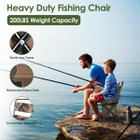 LakeForest® Foldable Fishing Chair with Cooler Bag product image