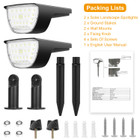 Solarek® 32-LED Solar Landscape Spotlight (2-Pack) product image