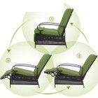 Adjustable Outdoor Metal Recliner (1 or 2-Pack) product image