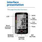 Arm-Style Electronic Blood Pressure Monitor with Voice Function product image