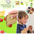 28 PCS Montessori Kitchen Tools Boys Girls Gifts, Kids Cooking Sets Safe Knives Set, Educational Birthday Gift product image