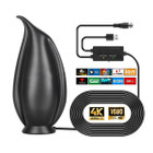TV Antenna Amplified Long Range Digital Indoor Supports 4K HD for All TV product image