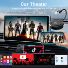 Wireless CarPlay Adapter for Wired CarPlay Upgrade Plug Play Wireless CarPlay Dongle Converts Wired to Wireless Fast and Easy Use Fit for iPhone iOS 12+ Color Black product image