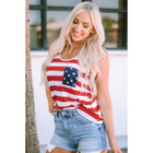 Women's Anne Stars & Stripes Tank Top product image