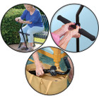  EZ Up Cane with Knee Bar and Soft Grip Handle product image