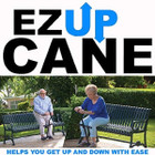  EZ Up Cane with Knee Bar and Soft Grip Handle product image