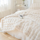 50 x 60-Inch Faux Rabbit Fur Blanket product image