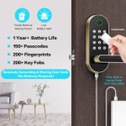 Smart Lock - Keypad Keyless Entry Door Lock - Biometric Fingerprint Smart Door Lock - Passcode Code Door Lock - Digital Door Lock - Door Knob - Door Lever - Deadbolt Alternatives product image