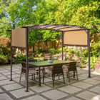 12 x 9-Foot Outdoor Retractable Pergola Canopy product image