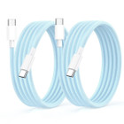 6-Foot USB-C to USB-C 3A Fast Charging Braided Charge Cord (1- or 2-Pack) product image