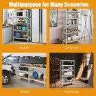 Costway 72'' Heavy Duty 5 Level Garage Shelf (2-Piece) product image