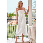 Women's Elegance in Ruched Midi Dress product image