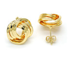 Love Knot 18K-Gold-Plated Stud Earrings product image