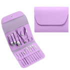 16-Piece Manicure Pedicure Facial Grooming Kit in Leather Case (2-Pack) product image