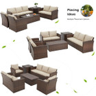 Outdoor Rattan 7-Piece Conversation Set product image