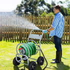 Garden Water Hose Reel Cart with 4 Wheels and Non-slip Grip product image