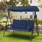 Outdoor Patio Swing Chair with Adjustable Canopy product image
