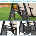 Outdoor Patio Swing Chair with Adjustable Canopy product image
