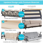 Outdoor Patio Swing Chair with Adjustable Canopy product image