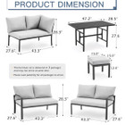 7-Piece Modular L-Shaped Sectional Sofa with Coffee Table product image