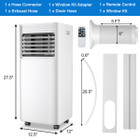 8000 BTU 3-in-1 Fan, Dehumidifier, Air Conditioner product image