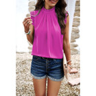 Women's Elegance in Ruffles Cap Sleeve Blouse product image