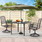 Outdoor Rocking or Swivel Patio Dining Chairs (Set of 2) product image