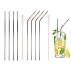 Stainless Steel Drinking Straw with Brush (4-Pack) product image