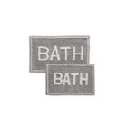 St.  Mary's® 100% Cotton Tufted Bath Rugs with Latex Backing (Set of 2) product image