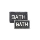 St.  Mary's® 100% Cotton Tufted Bath Rugs with Latex Backing (Set of 2) product image