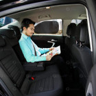 Zone Tech® 3-Piece Car Side And Rear Window Cling-on Sun Shades, SS0023 product image