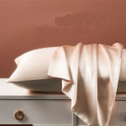 1Pcs 100% Pure Mulberry Silk Pillowcase for Hair and Skin, Allergen Resistant Dual Sides, 600 Thread Count Silk Bed Pillow Cases with Hidden Zipper, Standard Size,51 x 66 cm, Taupe product image