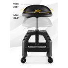 Rolling Mechanic Shop Stool with Storage product image