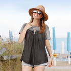 Women's Tie-Dye Floral Shirt product image