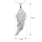 Nearly 1/2-Carat Diamond Angel Wing Necklace product image