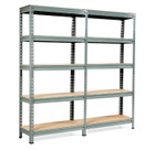 Adjustable 60-inch Metal 5-Tier Storage Shelves (Set of 2) product image