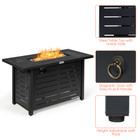 Rectangular 42" Gas Fire Pit Table product image
