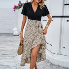 Women's Floral Fusion Wrap Midi Dress product image