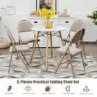 Portable Foldable Padded Chair with Handle Hole (6-Pack) product image