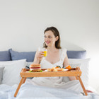 Bamboo Bed Tray Table with Folding Legs product image