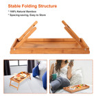 Bamboo Bed Tray Table with Folding Legs product image