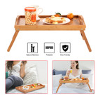 Bamboo Bed Tray Table with Folding Legs product image