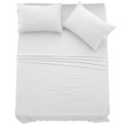 4-Piece Solid Microfiber Deep Pocket Bedding Sheet Set product image