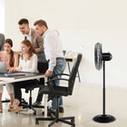 16-Inch Oscillating Standing Pedestal Fan with 3 Speeds & Adjustable Height product image