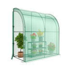 7 x 3.5 x 7-Foot Lean-to Greenhouse with Flower Rack product image