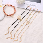 Rose Gold Plated Boho Minimalist Bracelets (Set of 6) product image