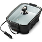 Zone Tech® 12V Portable Roaster With Glass Lid product image
