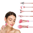 Christmas Fun Makeup Brush Set with Storage Pouch (6-Piece) product image