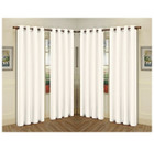 Semi-Sheer Faux Silk 84" Curtain Panels (4-Pack) product image